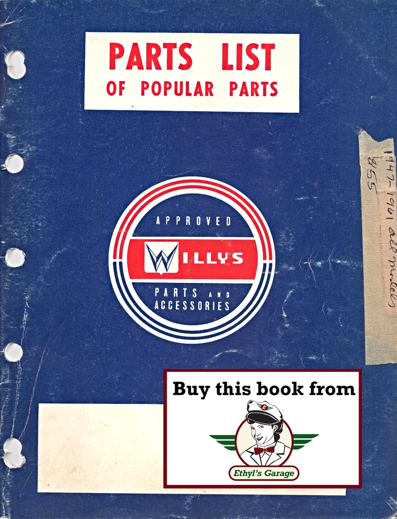 1947-1961 Willys All Models (Willys Jeep CJ DJ FC Jeepster,Car) Parts